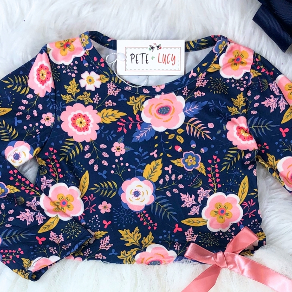 Pete+Lucy Girl Long Sleeve Tutu Dress - Picture 2 of 4